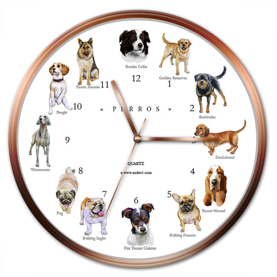 Reloj Perros tipicos chilenos